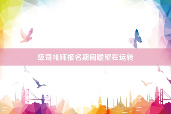 级司帐师报名期间瞻望在运转